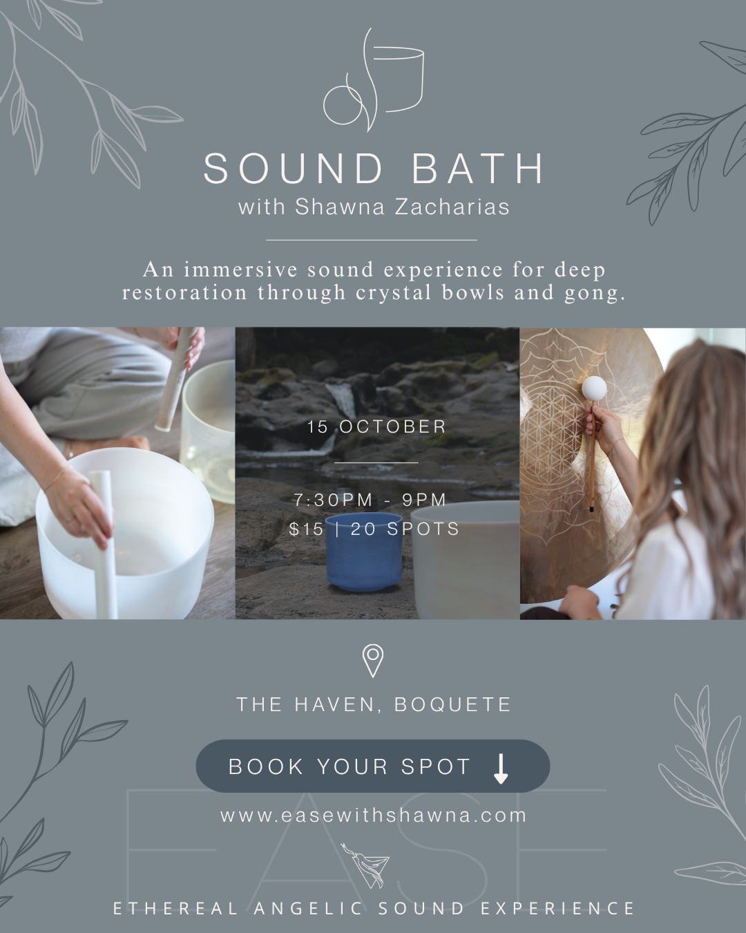 15 October 2026 Private Sound Bowl Session - Only 20 spots